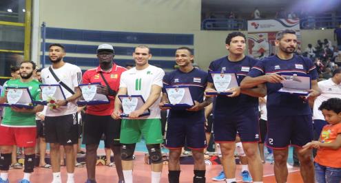 سيطرة مصرية على جوائز الأفضل في بطولة إفريقيا للطائرة